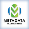 Meta Data Letter M Logo