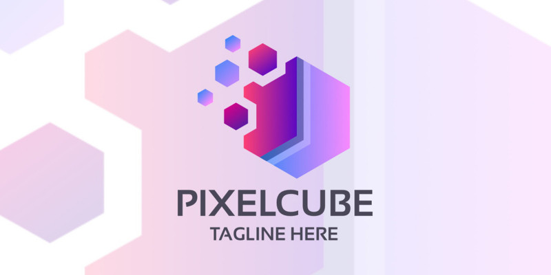 Pixel Cube Company Logo