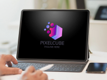 Pixel Cube Company Logo Screenshot 2