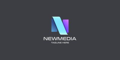 New Media Letter N Logo