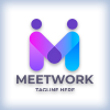 Meet Work Letter M Logo