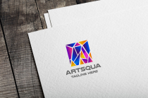 Art Squa Letter A Logo Screenshot 1