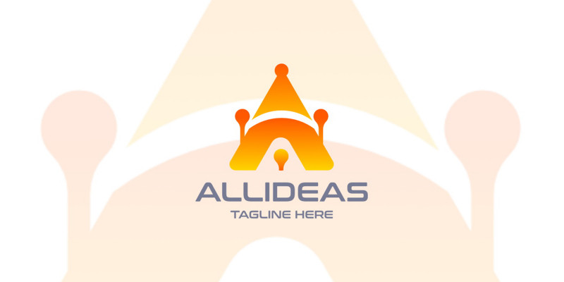 All Ideas Letter A Logo