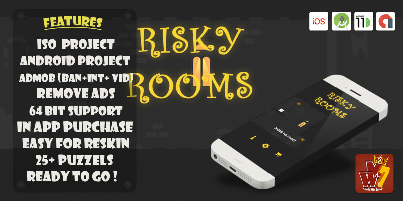 Risky Rooms - Buildbox Template