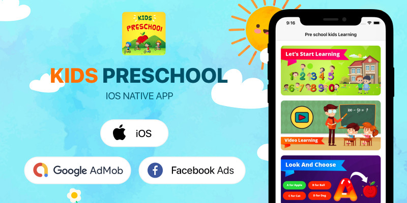 Kids Preschool - iOS App Source Code