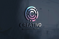 Creative Round Letter C Logo Screenshot 1
