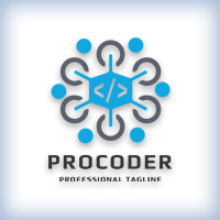 Professional Coder Logo