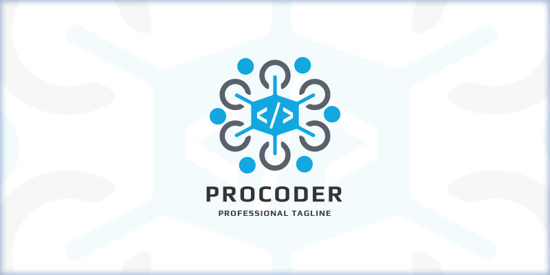 Professional Coder Logo