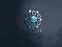 Professional Coder Logo Screenshot 1