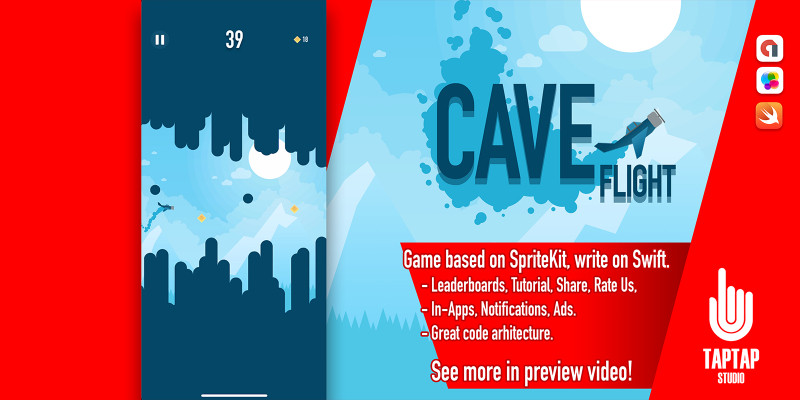 Cave Flight - iOS Source Code