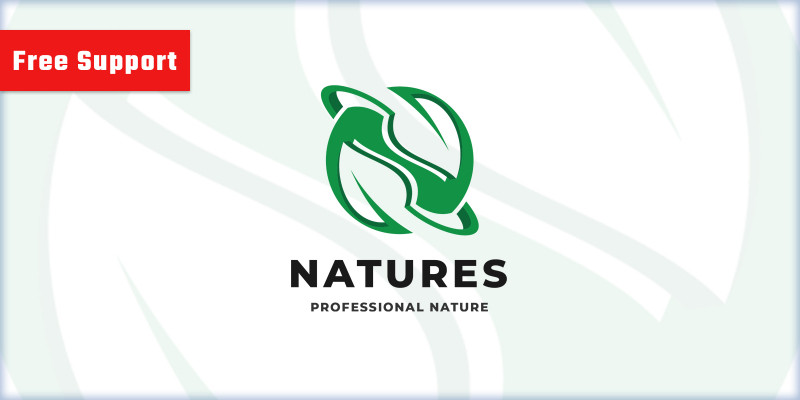 World Nature Leaf Logo