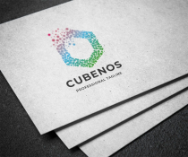 Pixel Circular Cube Logo Screenshot 2