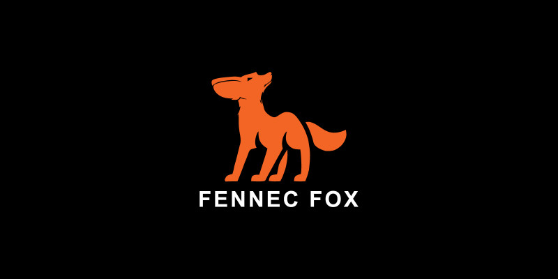 Fennec Fox  Logo Template