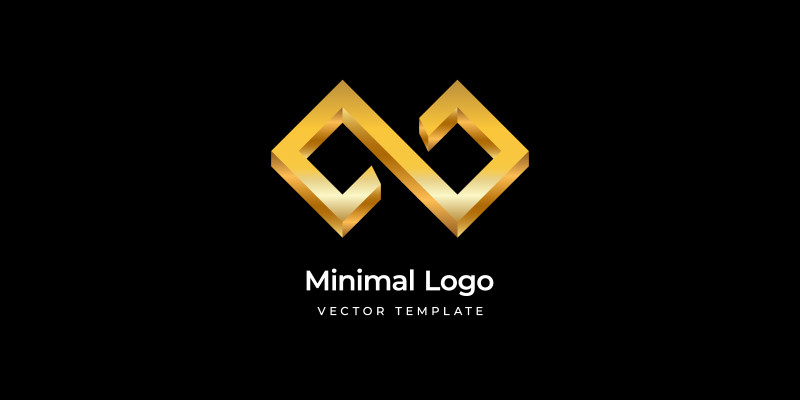 Minimal Infinity logo template