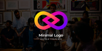 Minimal infinity Motion Logo template Screenshot 2