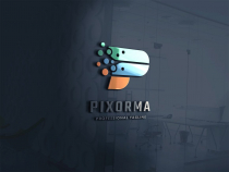 Pixel Performance Letter P Logo Screenshot 1