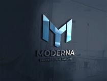Modern Letter M Company Logo Screenshot 2