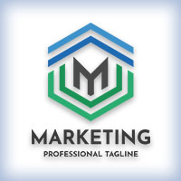 Marketing Letter M Logo