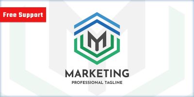 Marketing Letter M Logo