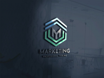 Marketing Letter M Logo Screenshot 2