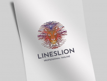 Lines Lion Logo Screenshot 1