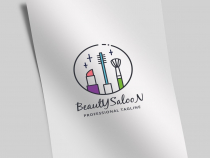 Beauty Saloon Logo Screenshot 1