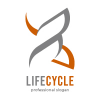 X Letter Life Cycle Logo