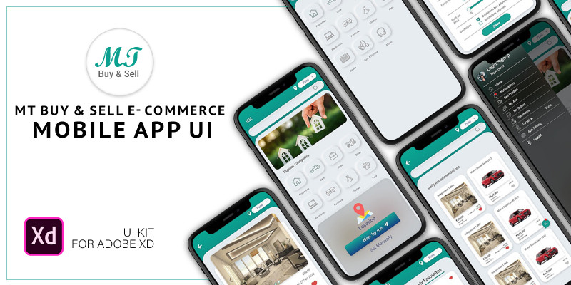 MT Buy And Sell UI Kit For Adobe XD