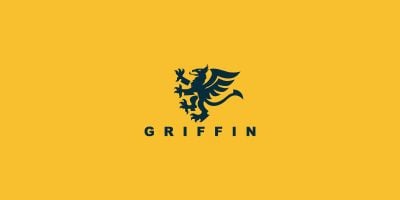 Griffin Griffon Creative Logo Template 