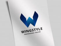Wing Style Letter W Logo Screenshot 1