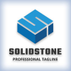 Solid Stone Letter S Logo