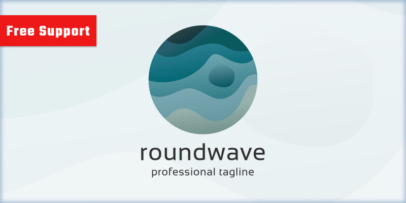 Round Wave Logo
