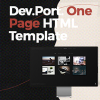 DevPort - Responsive One Page Portfolio