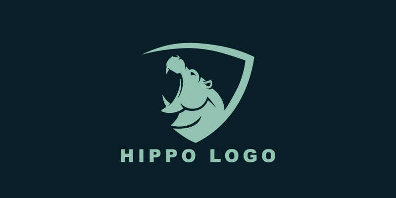 Hippo Vector Logo 