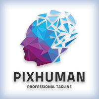 Pixel Human Logo