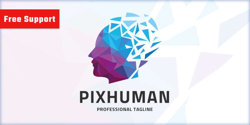 Pixel Human Logo