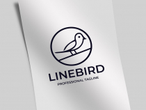 Line Bird Logo Screenshot 1
