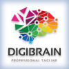 Professional Digital Brain Logo