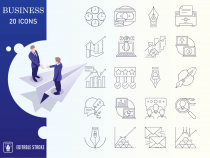 Business and Finance Iconset Screenshot 1