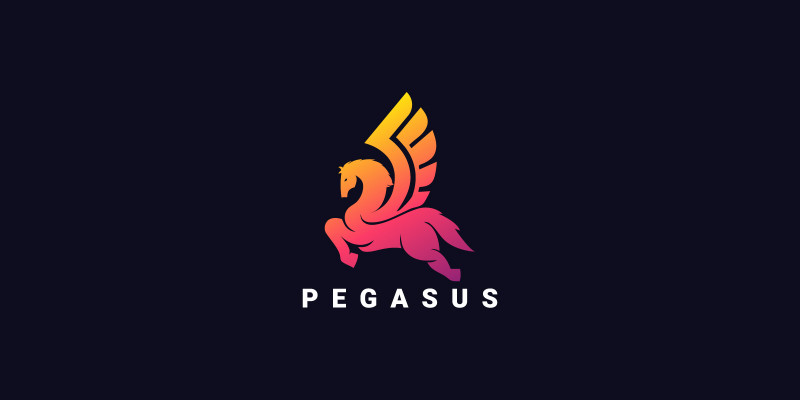 Pegasus Vector Logo Design 