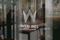 Web Lines Letter W Company Logo Screenshot 2