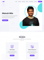 Maxpro Responsive Portfolio HTML5 Template Screenshot 7