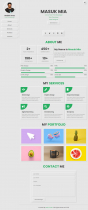 Maxpro Responsive Portfolio HTML5 Template Screenshot 16