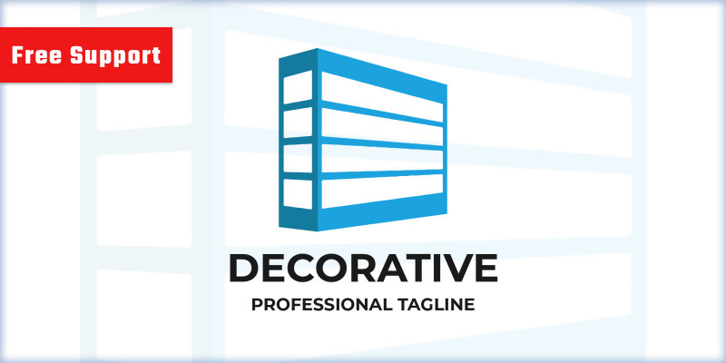 Decorative Letter D Logo