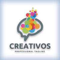 Creative Brain Tech Logo