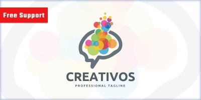 Creative Brain Tech Logo
