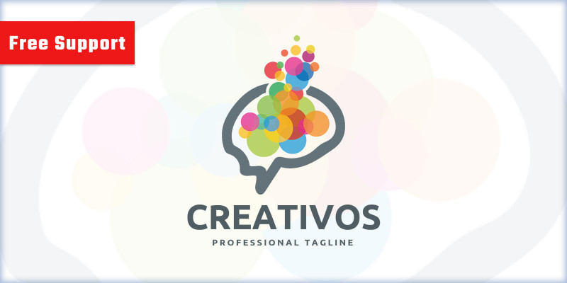 Creative Brain Tech Logo