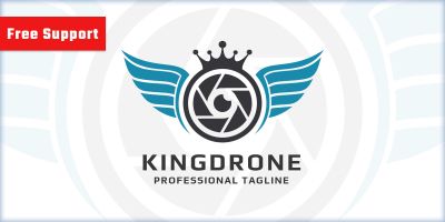 King Drone Logo