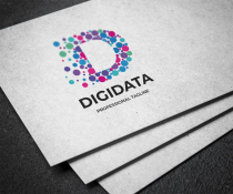 Digital Data Letter D Logo Screenshot 2
