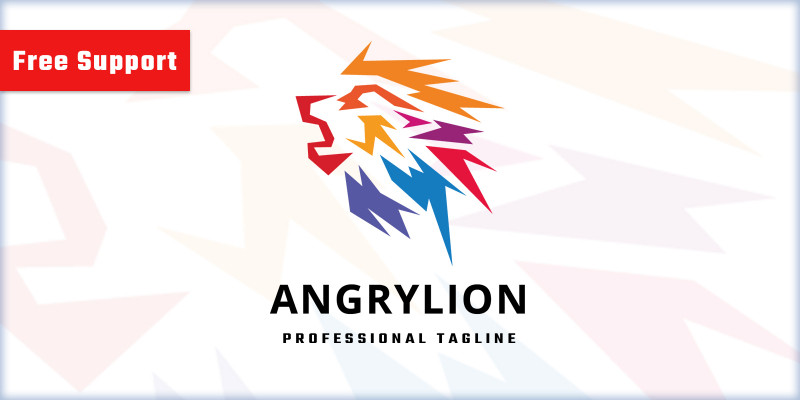 Angry Lion Logo